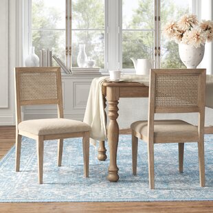 Boho upholstered dining cheap chairs